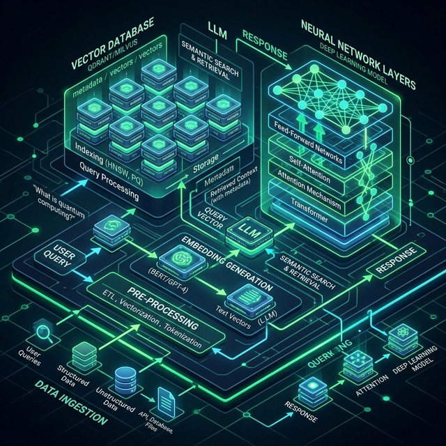 Einführung in KI-Architekturen: Von Vektordatenbanken bis RAG
